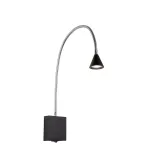 BUDDY Wall Light LED 3W flex L54 (8x8x2,5cm) Black