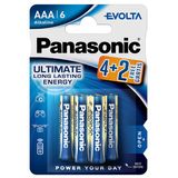 PANASONIC Evolta Alkaline LR03 AAA BL4+2