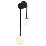 Wall Lamp 2/Lights Black Polina