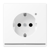 Schuko socket with LED pilot light LS1520-OWWMLNW