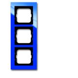 1723-288 Cover Frame Busch-axcent® Blue