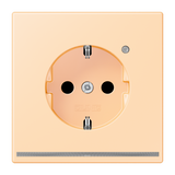 SCHUKO socket with LED pilot light LC320 LC1520-OLNW223