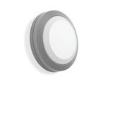 Rounded Midi, 12 W, 650 lm, 830, silver, on/off Ceiling and wall lumin