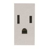 N2128 PL Socket outlet NEMA 5-15R NEMA Silver - Zenit