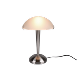 Pilz table lamp E14 brushed steel