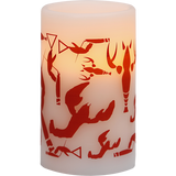 LED Pillar Candle Crayfish Party