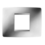 ONE PLATE 2-GANG CHROME GW16102MC