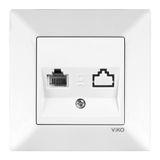 Meridian White Numerical Phone Socket (CAT3)