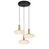 SINGALA Pendant light-Matt G.-3xE27-60W-Glass