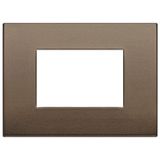 Classic plate 3M aluminium dark bronze