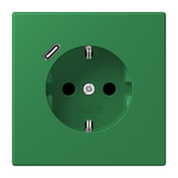 SCHUKO socket with USB type C LC32050 LC1520-18C219