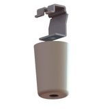 UNIPRO CBC W Ceiling bracket with cup, white