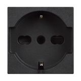 CLASSIA - GERMAN/ITA  SOCKET 10/16A BLACK