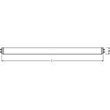 LUMILUX® T8 18 W/3000 K