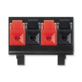 5014E-A03024 Socket fixing plate with loudspeaker terminals