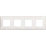 CLASSIA - COVER PLATE 2X4P WHITE SATIN