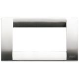 Classica plate 4M metal brushed nickel