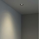 NEON BLACK RECESSED LAMP 1XGU10 CIRC