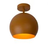 Lucide BINK - Flush ceiling light - Ø 24,5 cm - 1xE27 - Ocher Yellow