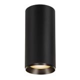 NUMINOS® XL PHASE, black ceiling mounted light, 36W 3000K 24°