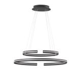 Triac Dimmable Sandy Black Aluminium   & Acrylic  LED 55 Watt 230 Volt   2475Lm 3000K IP20  D: 80 W: 40 H: 120 cm Adjustable Height & Rotating