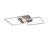 Trail LED ceiling lamp 2-pc grey