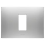 EGO PLATE - IN PAINTED TECHNOPOLYMER - 1 MODULE - MAGNETIC GRAY - CHORUSMART