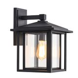 Ronda Outdoor Wall Lamp IP23 1xE27 Matt Black