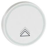 Arteor BUS Round Hubcap Dimmer Symbol - 2 Modules - White