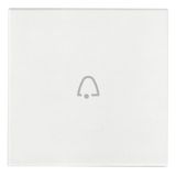 Axial button 2M bell symbol white