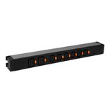 PDU 19 inches 1U 6 x C13 + 2 x C19 IEC 60320 standard