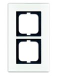 1722-811 Cover Frame carat® white glass