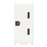 2P+E 15A American outlet white