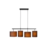 MAYA Pendant light-Black-4xE27-40W-Cotton