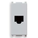 RJ11 phone jack 6/4 Silver