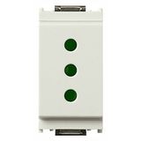 2P+E 10A P11 outlet white