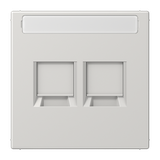 Centre plate for MJ f. 2 sockets LS1969-2NAWELG