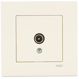 Karre Beige TV Socket Terminated