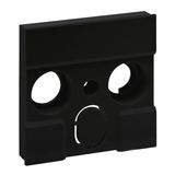 TV-R-SAT 30MM SOCKET COVER BLACK