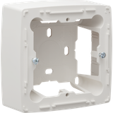 Single surface-mounting box for all flush-mounting devices from the Ni