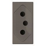 N2136 AN Socket outlet BR 10A Anthracite - Zenit