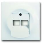 1803-02-774 CoverPlates (partly incl. Insert) carat® studio white matt