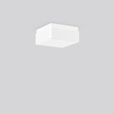 Quadrat, white, on/off Ceiling and wall luminaires, L 240 B 240 H 110,