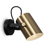 Modern Elori Wall lamp Black and brass