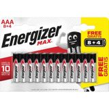 ENERGIZER Max LR03 AAA BL8+4