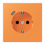 SCHUKO socket with USB type C LC32081 LC1520-18C225