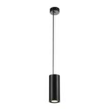 SUPROS 78 pendant, round, black, 3000K, 60ø lens