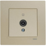 Novella Bronze TV Socket Unresisting