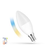 LED C38 5W E-14 230V CCT+DIM Wi-Fi Spectrum SMART