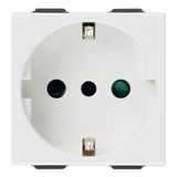 2P+E 16A P30 outlet white